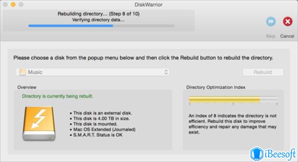 using diskwarrior mac