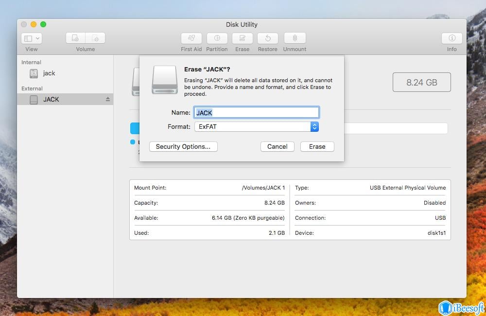 how to format fat32 on mac script