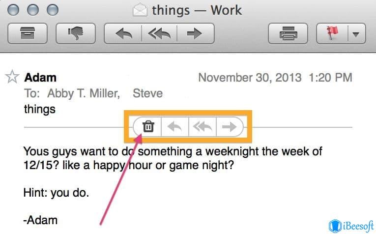 how to erase all junk mail on mac