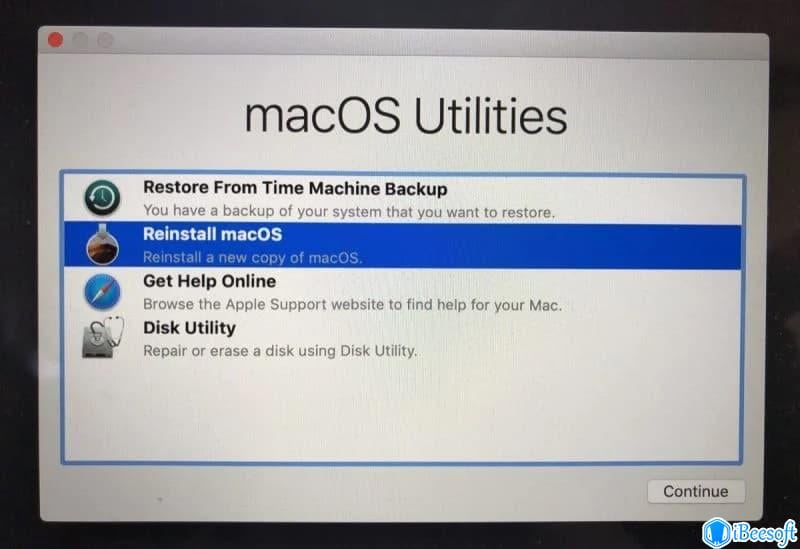 use disk utility to erase your mac