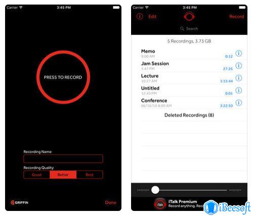 iphone voice recorder