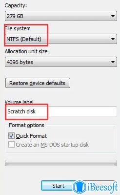 testdisk convert raw to ntfs