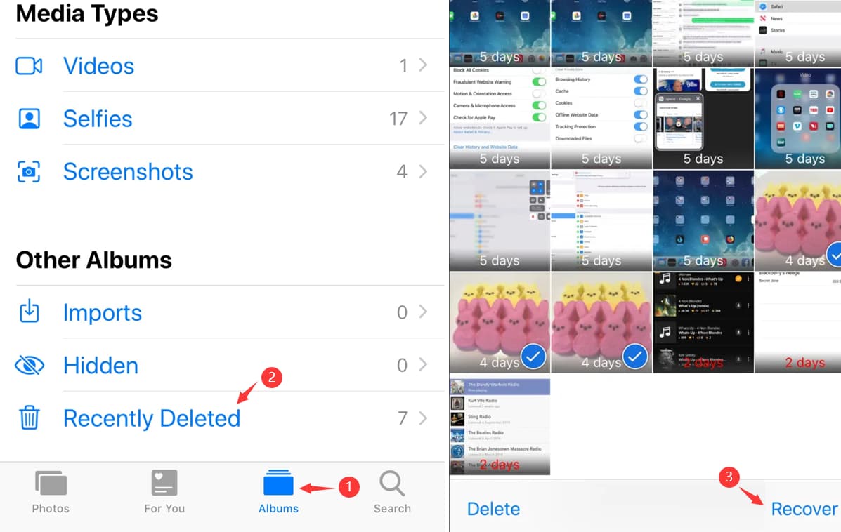 How to Recover Permanently Deleted Photos on iPhone