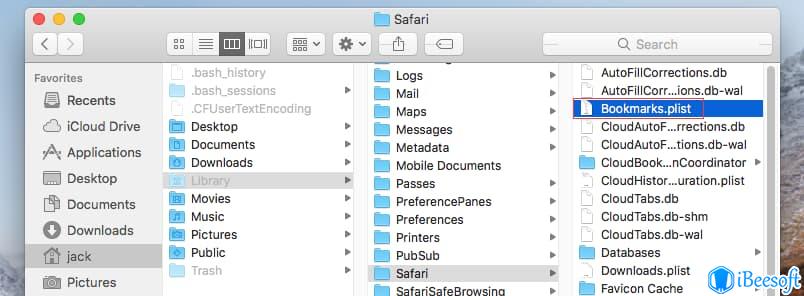 safari lost bookmarks mac