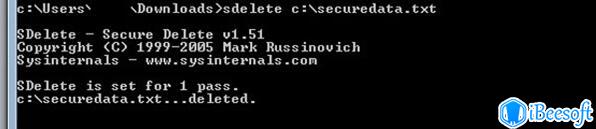 how to delete file permanently in windows 7
