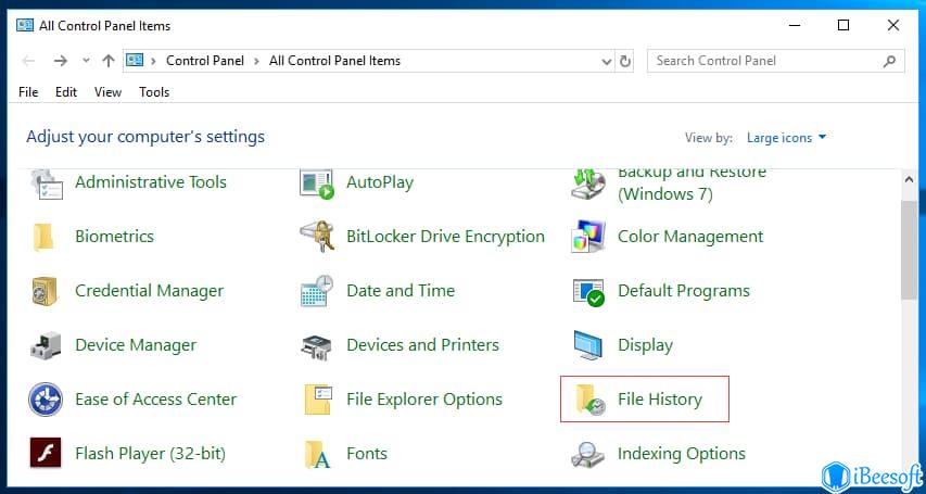 system image backup windows 10