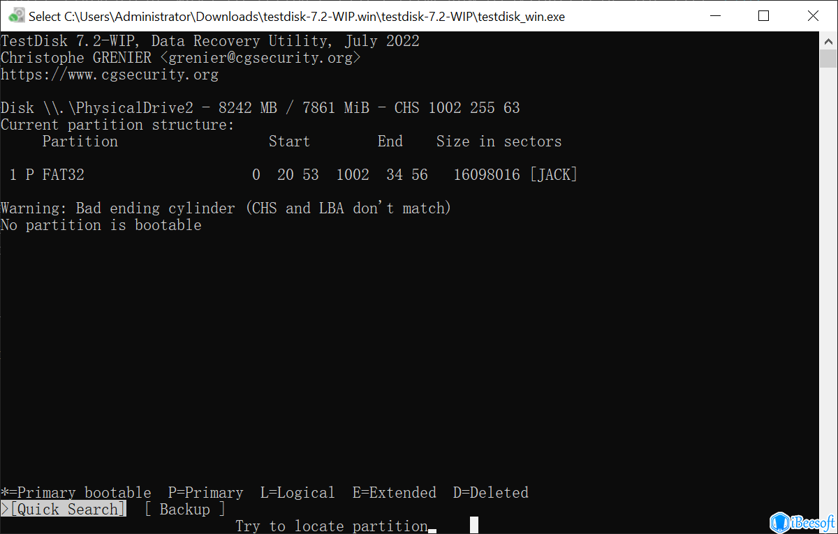 TestDisk