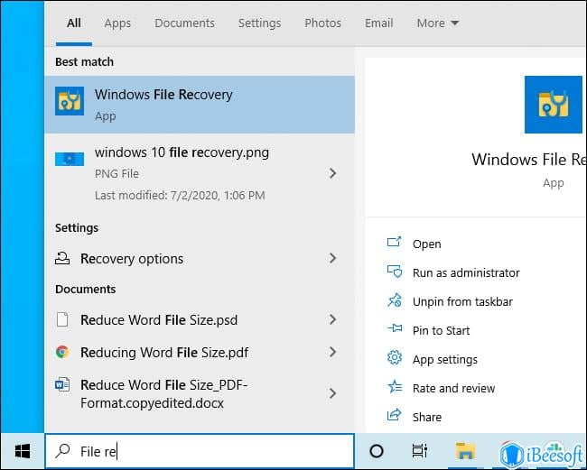 Microsoft data recovery software
