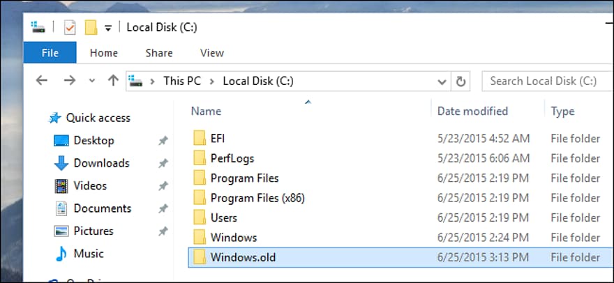 Afspejling søn Henfald 3 Ways to Delete Windows.old Folder